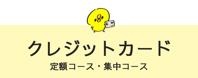 クレジットカードでのお支払い